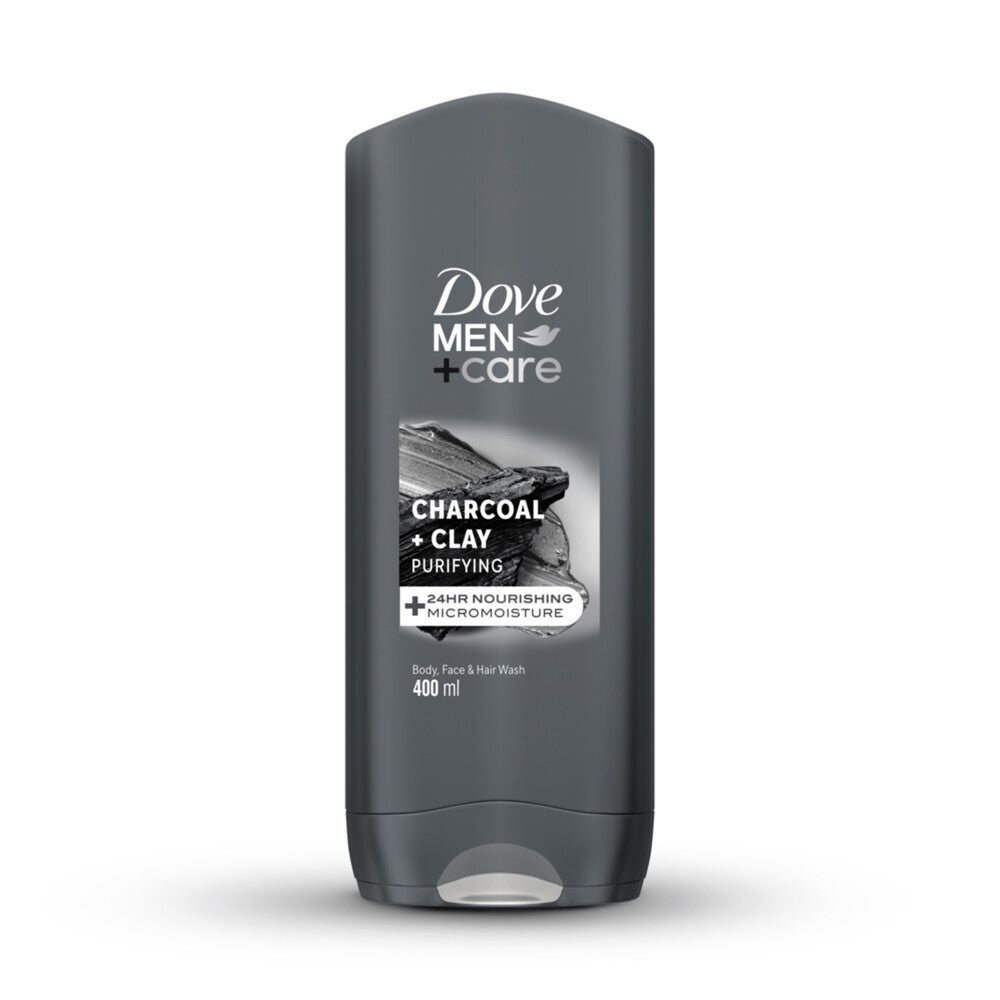 DOVE MEN+CARE Purifying Cleanser,3in1, for Body, Face and Hair