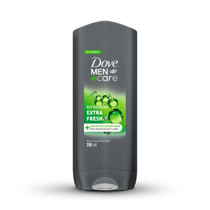 DOVE MEN+CARE Refreshing Cleanser,3in1, for Body, Face and Hair