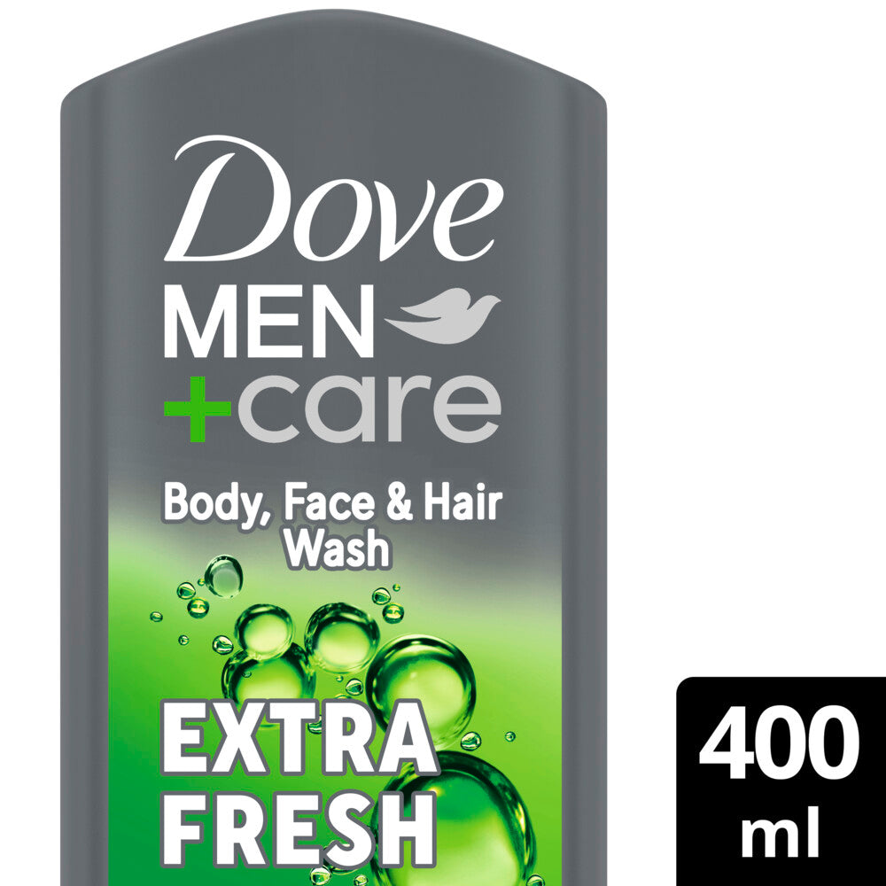 DOVE MEN+CARE Refreshing Cleanser, 3in1, for Body, Face and Hair