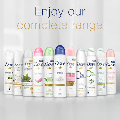 Dove 0% Antiperspirant Deodorant Spray