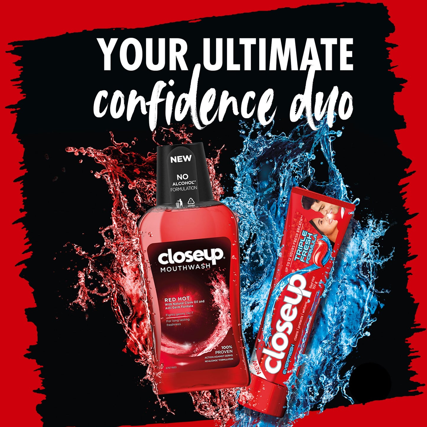 Close Up Red Hot Tooth Paste 120ml (Pack of 4)