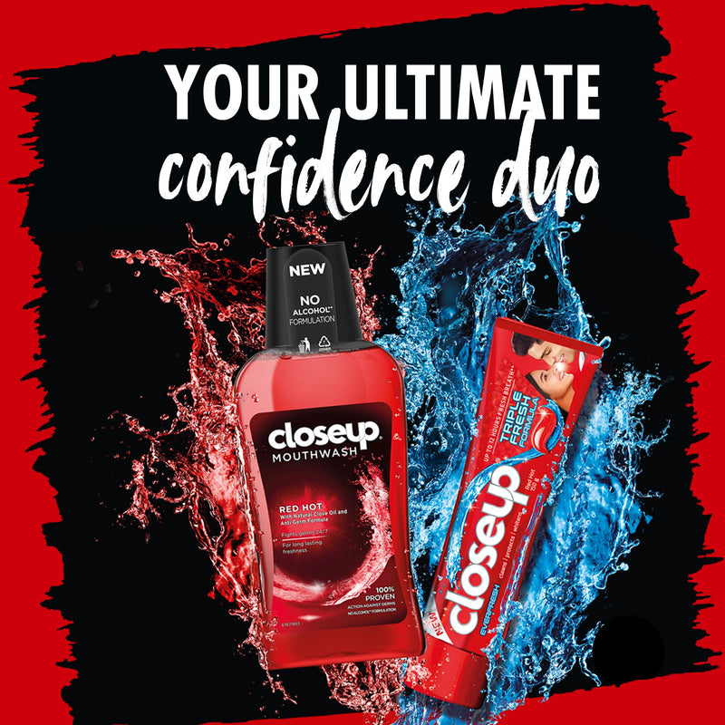 Close Up Red Hot Tooth Paste 120ml (Pack of 4)