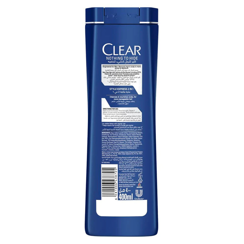 Clear Men Anti-Dandruff 2in1 Shampoo