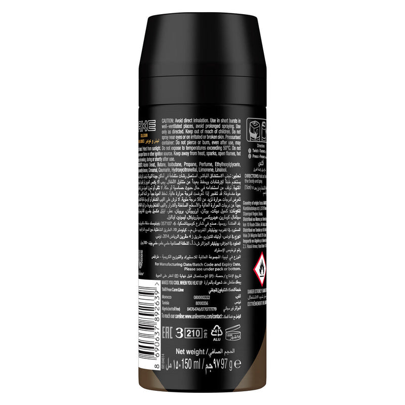Axe Antiperspirant Deodorant Body Spray for Men