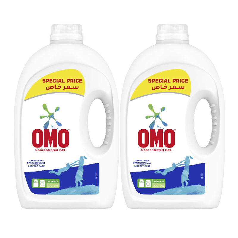 Omo Automatic Liquid Laundry Detergent 2.7L (Twin Pack)